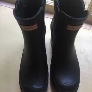 Hunter Original Block Heel Chelsea Boot